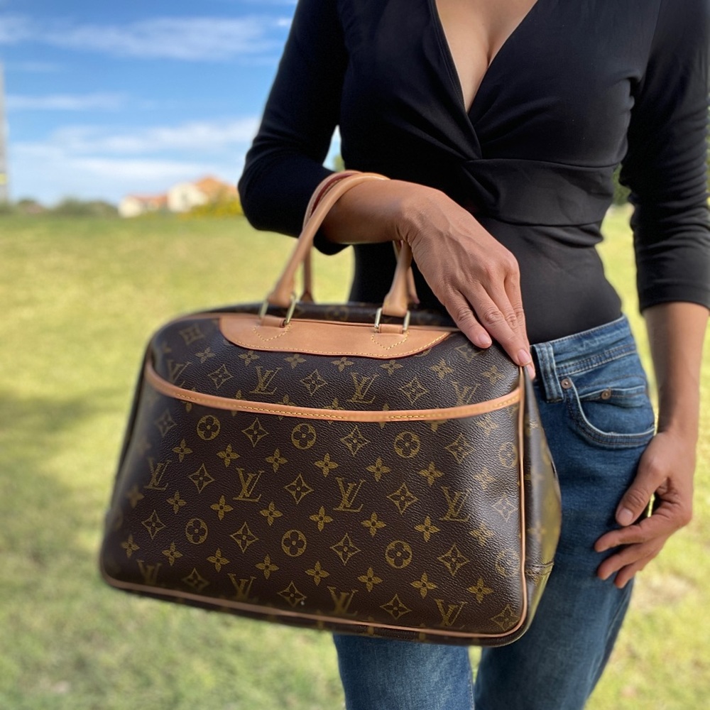 💗NEW Vachetta 💖LOUIS VUITTON  monogram Boston handbag